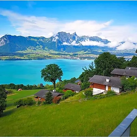 With View Of The Mountains And The トゥーン